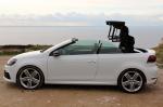 Volkswagen Golf R White Cabriolet 2013 года